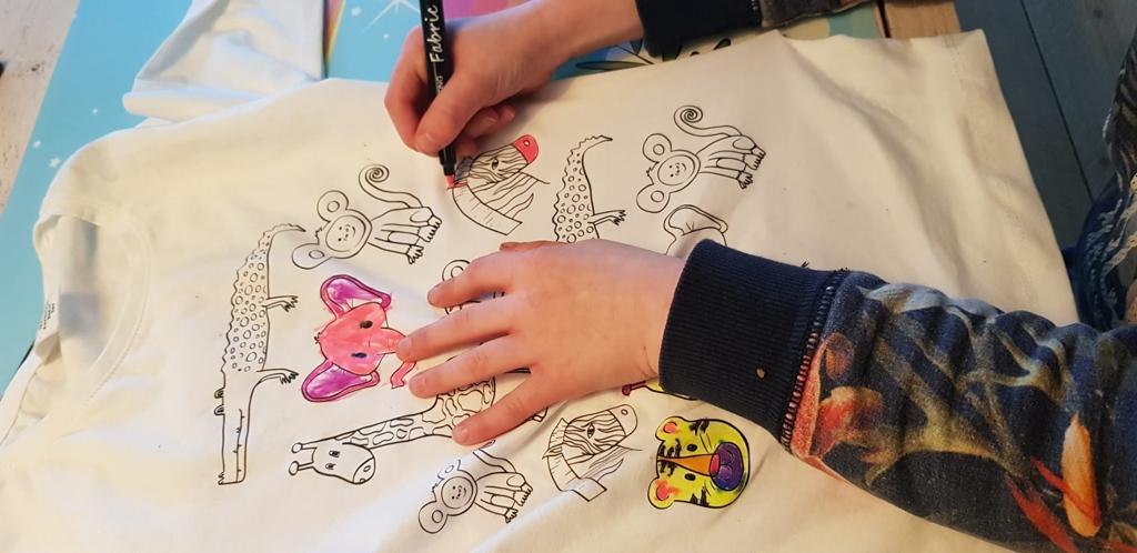 Inkleurbare Kinderpyjama