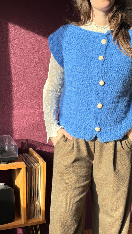 Alpaca-zijde spencer