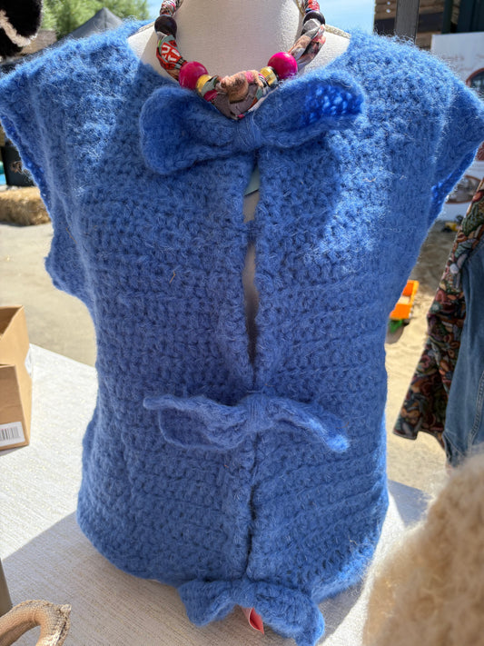 Alpaca-zijde spencer